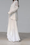 marc le bihan stitching kimono jacket 2201-E21 OFF WHITE